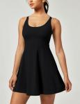 Women's Tennis Dress with Built-in Bra and Shorts