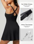 Women's Tennis Dress with Built-in Bra and Shorts