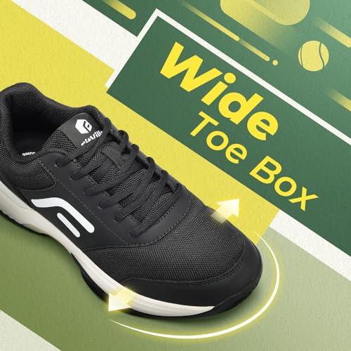 Men's Wide Court Shoes with Arch Support