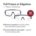 CRBN Pivot Pickleball Glasses - Photochromic Lens, Unisex