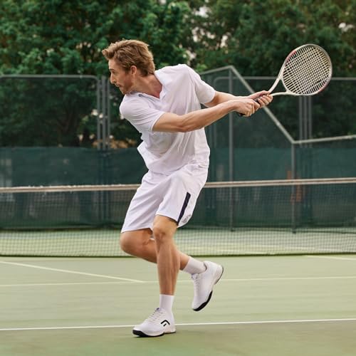 Men's Wide Pickleball Shoes with Arch Support-Tennis V3