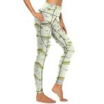 Rainbow Trout High-Waisted Yoga Pants for Women