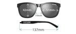 Onyx Clear/Smoke Lenses Swank Sunglasses by Tifosi Optics