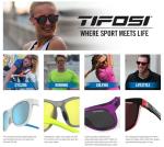 Onyx Clear/Smoke Lenses Swank Sunglasses by Tifosi Optics