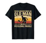 Pickleball Art Paddle Player T-Shirt for Men/Women