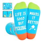 Light Blue Unisex Pickleball Socks for Men and Women