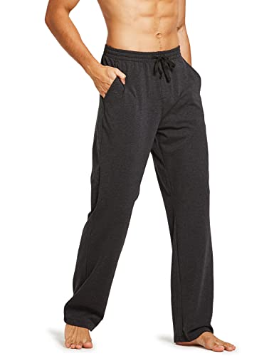 Men's Charcoal Lounge Sweatpants for Pickleball and Yoga