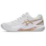 Asics Women's Gel-Dedicate 8 Pickleball Shoes - White/Champagne