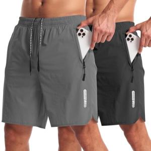 CANGHPGIN 2-Pack Mens Quick Dry Athletic Shorts