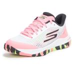 Skechers Women's Viper Pickleball Court Sneaker, White/Multi