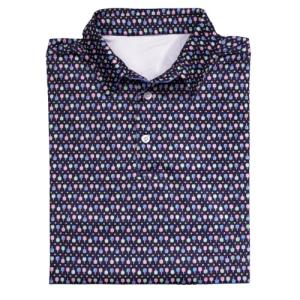 Cross Court Pickleball Adult Medium Short Sleeve Polo