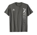 Distressed Black White Gradient Pickleball T-Shirt