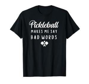 Comical Pickleball Players Tee: More Fun, Less Fuss