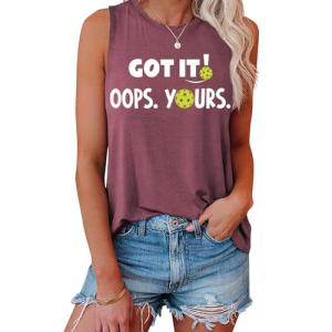 Women's Pickleball Tank Tops - Got It Oops