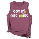 Women's Pickleball Tank Tops - Got It Oops