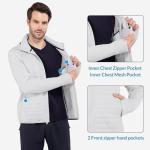 Men's Lightweight Running Jacket in Glacier Gray