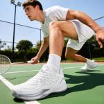 Sisttke Men's Lightweight Breathable Court Sneakers