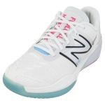 New Balance Women's Pickleball Indoor Court Shoe White/Grey/Team Red
