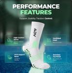 C cushioned Pickleball & Tennis Socks for All