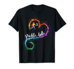 Watercolor Funny Pickleball Girl Player T-Shirt