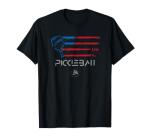 USA Flag Design Pickleball Tee