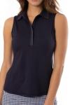 GOLFTINI Women’s Soft Sleeveless Polo Shirt