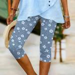 Whimsyria Stylish High-Waisted Capri Leggings for Women