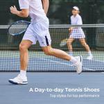 FitVille Men's Wide Pickleball Shoes for Comfort