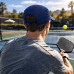 Navy Quick-Dry Headband with Sweatband for Pickleball