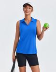 Women's UPF 50+ Sleeveless Pickleball Polo Shirt