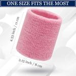 Absorbent Wrist Sweatbands for Pickleball - 6 Pack