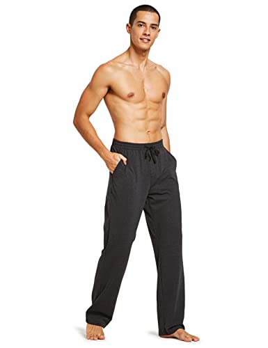 Men's Charcoal Lounge Sweatpants for Pickleball and Yoga