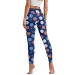 High Waisted Pickleball Print Yoga Pants for Women