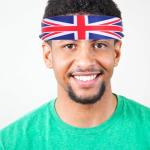 British Flag Sweatband for Pickleball and Running