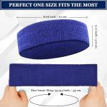 4 Pack Moisture-Wicking Headbands for Sports
