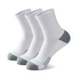 MONFOOT Unisex 3-Pair Cushion Pickleball Socks