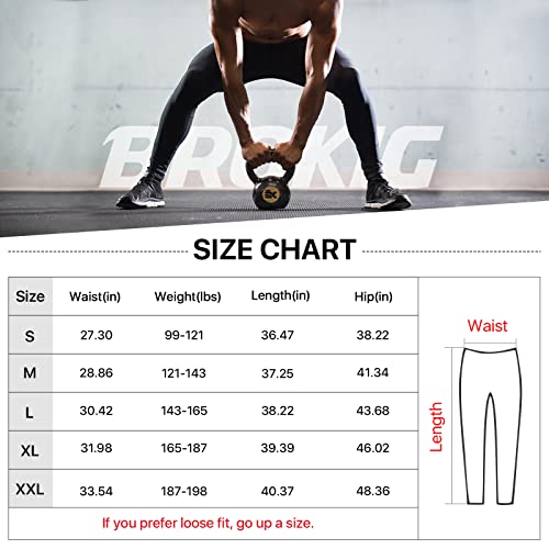 BROKIG Men's Lightweight Workout Sweatpants, Beige XL