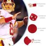 Absorbent 6 Inch Wrist Sweatbands - 4 Pack