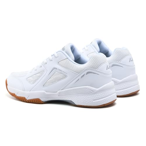 LEFUS Women's Pickleball Court Shoes - White, Size 8.5