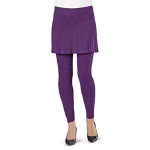 SAGEFINDS Women’s Pocket Skirted Leggings - Purple