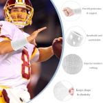 Absorbent 6-Inch Cotton Wrist Sweatbands (4 Pack)