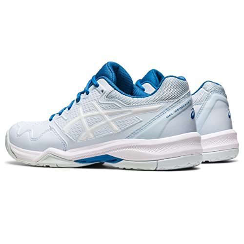 ASICS Women's Gel-Dedicate 7 Pickleball Shoes, Sky/White