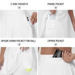 Women's Athletic Skirted Leggings for Pickleball