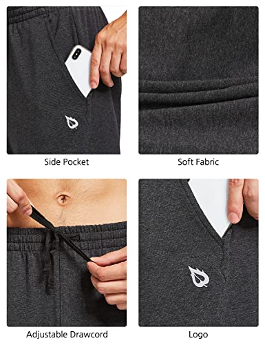 Men's Charcoal Lounge Sweatpants for Pickleball and Yoga