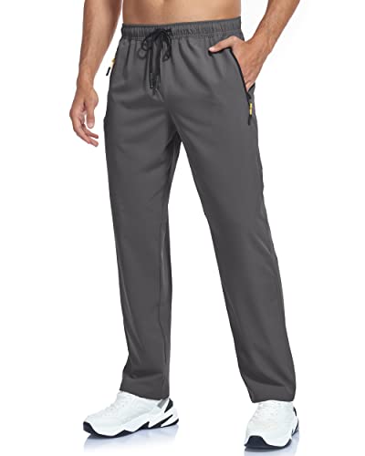 Men's Quick Dry Sweatpants with Zipper Pockets