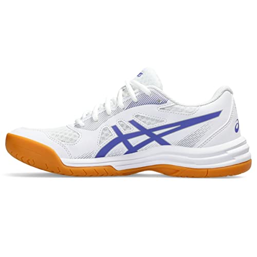 ASICS Women's Pickleball Shoes, Size 8.5, White/Blue Violet