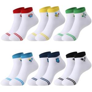 6 Pairs Women’s Fun Pickleball Ankle Socks