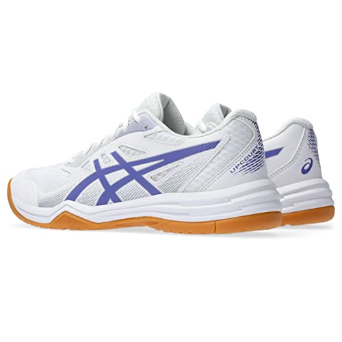 ASICS Women's Pickleball Shoes, Size 8.5, White/Blue Violet