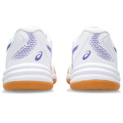 ASICS Women's Pickleball Shoes, Size 8.5, White/Blue Violet
