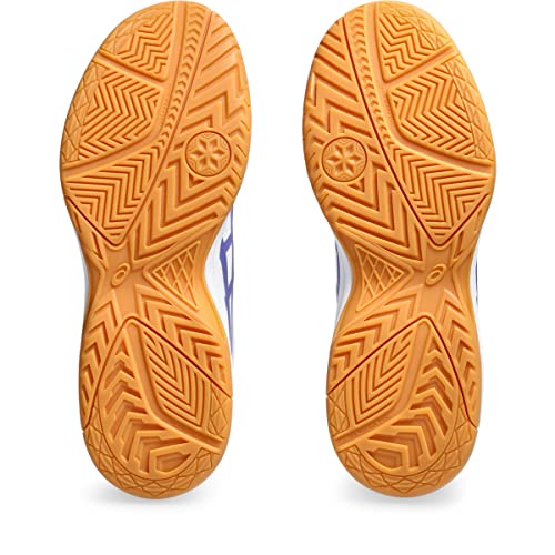 ASICS Women's Pickleball Shoes, Size 8.5, White/Blue Violet